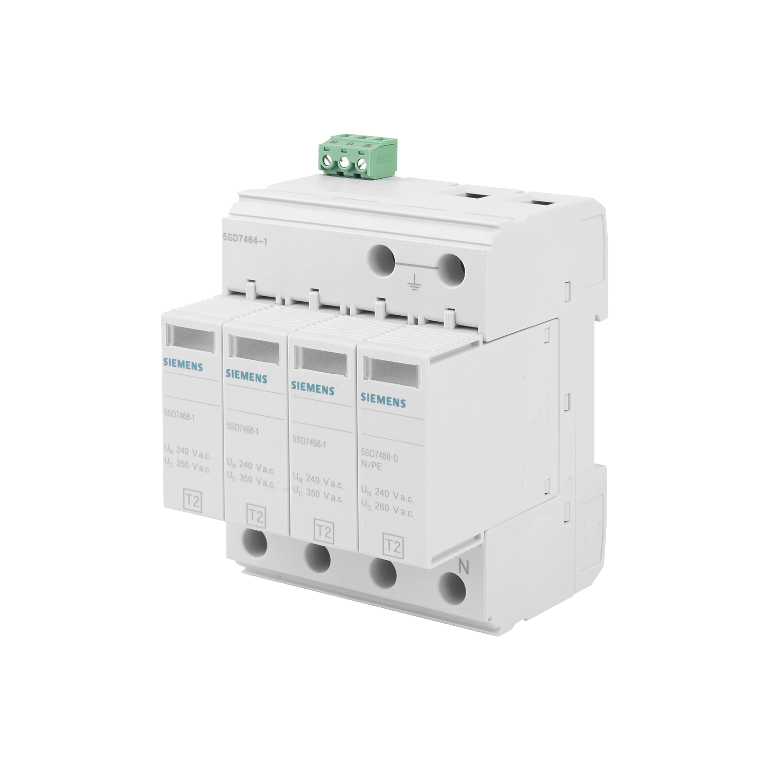5SD7464-1 | УЗИП Siemens SENTRON тип 2 4P TN-S/TT с сигнализацией ...